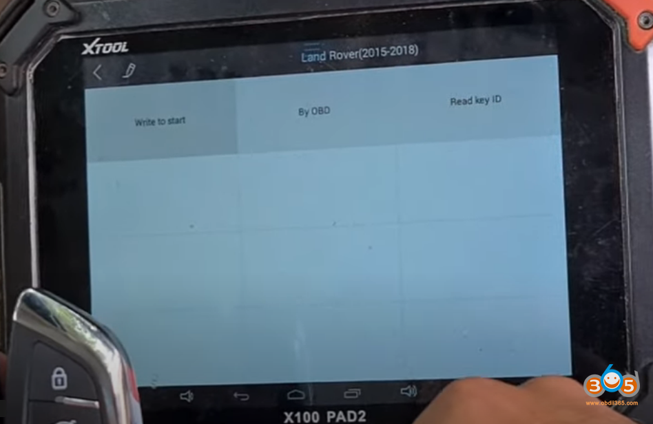 Xtool X100 Pad2 Landrover 2014 Smart Key 9