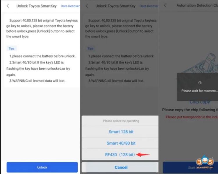 
			How to Unlock Subaru 4D or 8A Smart Key with Keydiy KD-X2?		