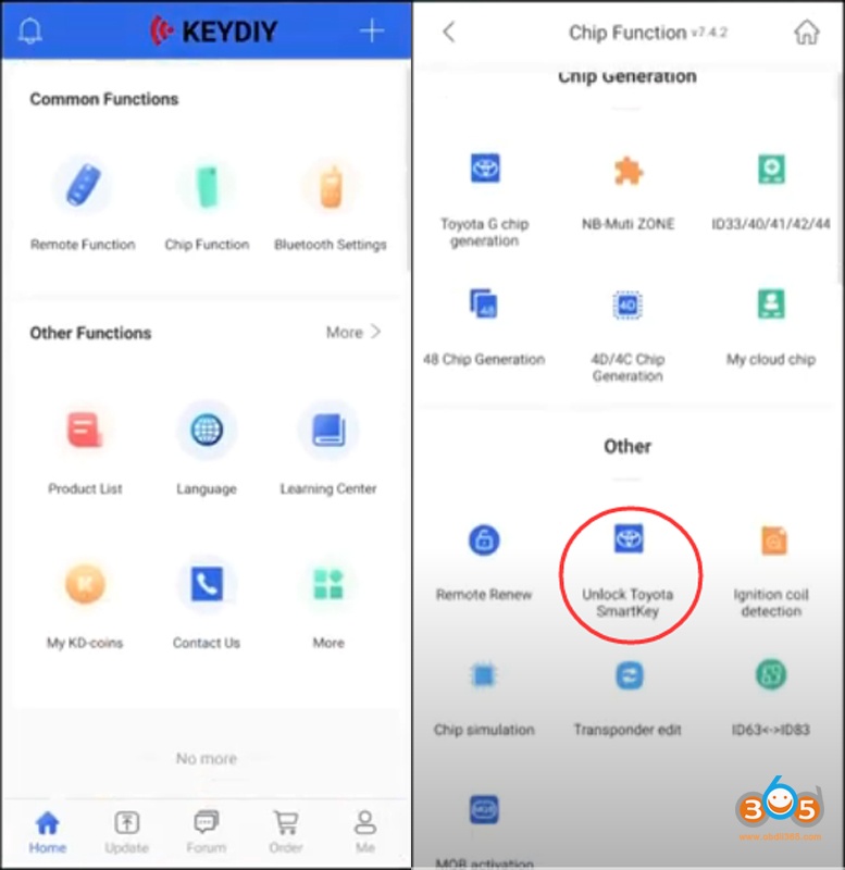 Keydiy Kd X2 Unlock Subaru 8a Smart Key 5