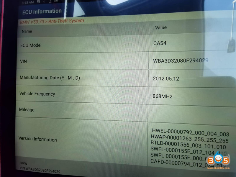 Launch X431 Pad Vii Bmw Cas4 Key 1