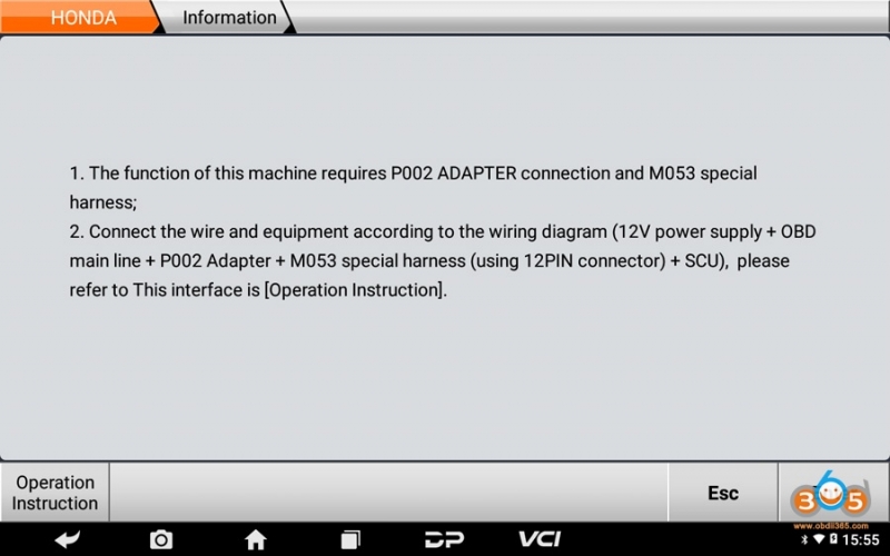 
			How to Add Honda ADV Motorcycle Key with OBDSTAR X300 DP Plus/MS80?		