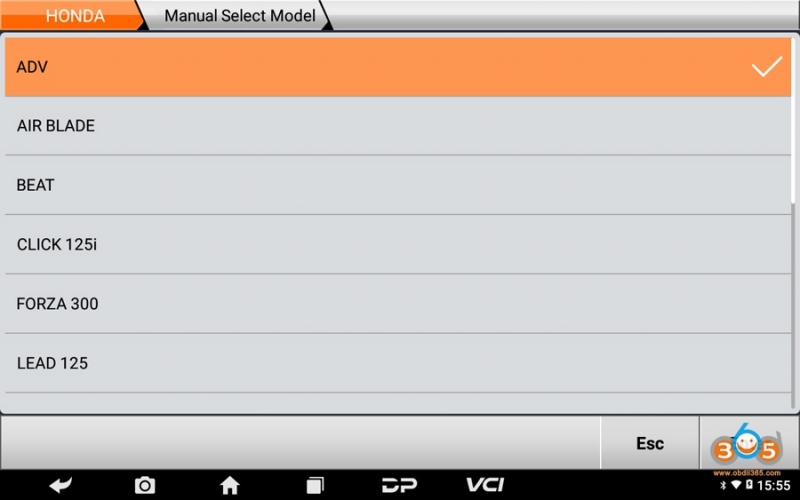 
			How to Add Honda ADV Motorcycle Key with OBDSTAR X300 DP Plus/MS80?		