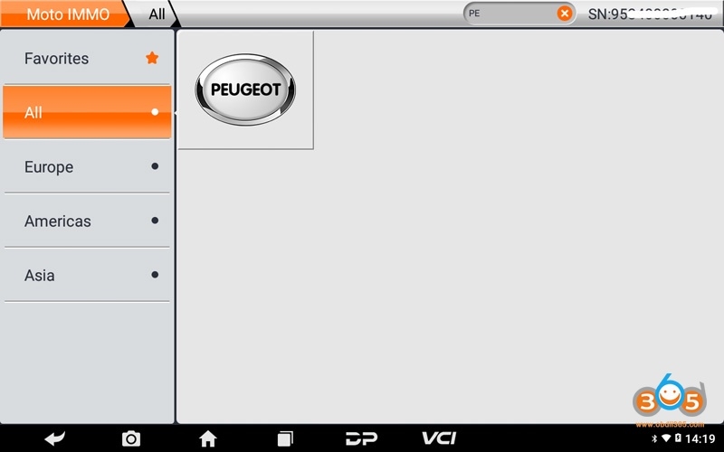 
			How to Program PEUGEOT ACI50X Motorcycle Key with OBDSTAR?		