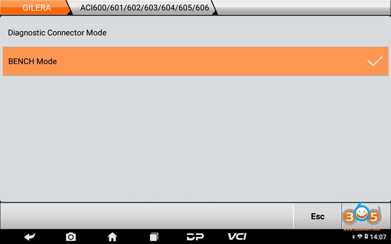 Obdstar GILERA ACI60X Key Programming 9