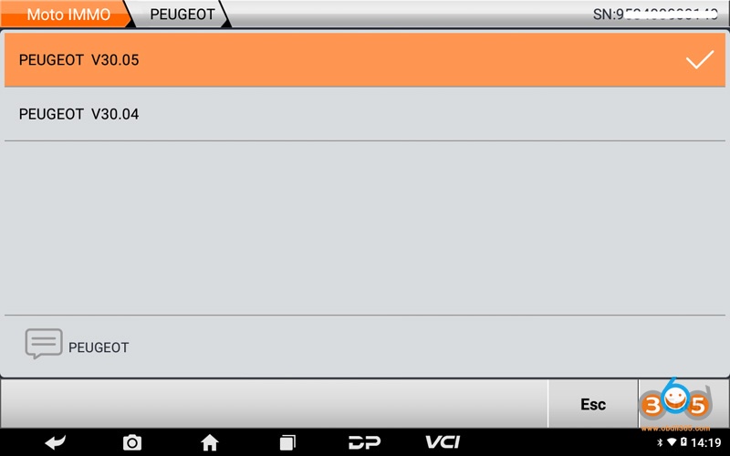 Obdstar PEUGEOT ACI50X Key Programming 3