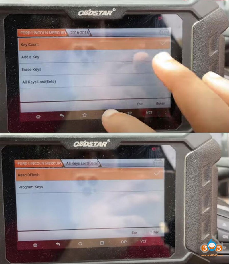 Obdstar Ford Endeavour All Keys Lost 5