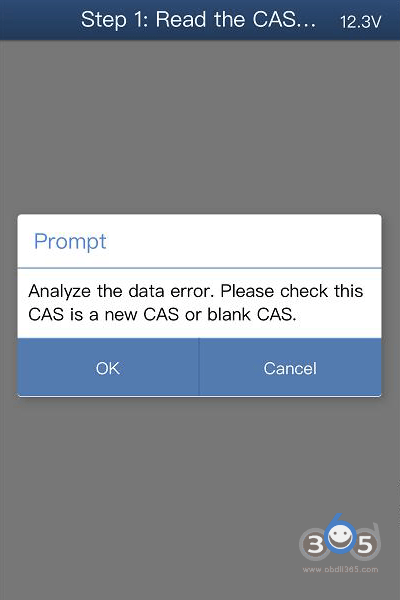 Yanhua Mini Acdp Bmw BMW CAS3 Memory Decryption Failed 3