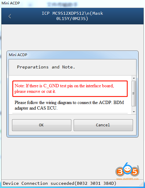 Yanhua Mini Acdp Bmw BMW CAS3 Memory Decryption Failed 5
