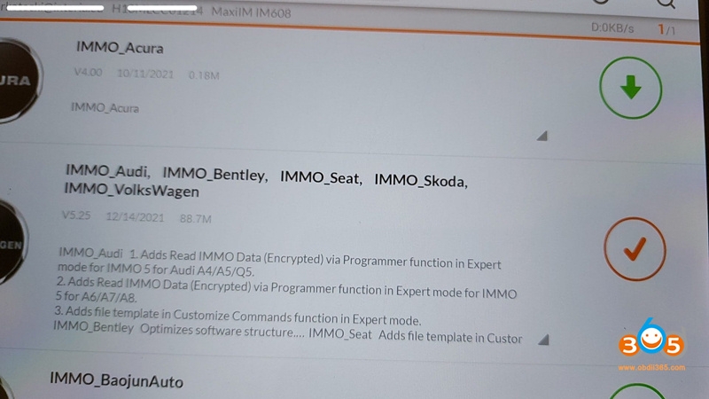 
			Autel IM608 New Update Audi BCM2 Encrypted in Dec. 2021		