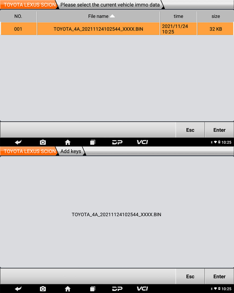 Obdstar Toyota Corolla 2019 4a Proximity Key Add 12