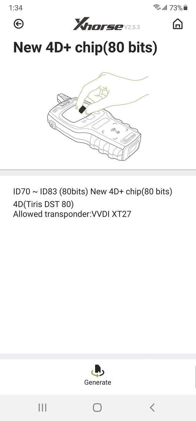 BMW 2015 S1000RR Motor Key Xhorse