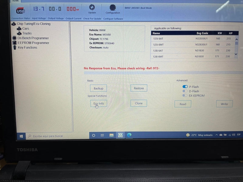 
			Hextag Failed to Read BMW MSV80 ISN Solution		