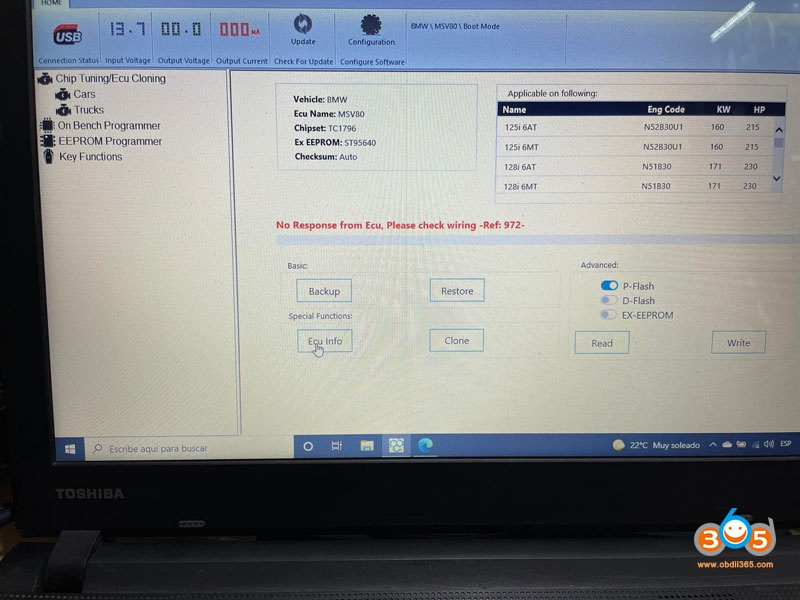 
			Hextag Failed to Read BMW MSV80 ISN Solution		