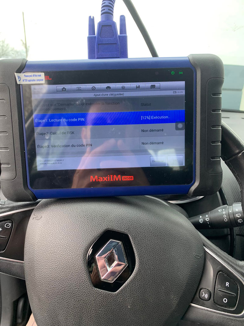 Autel Im508 Xp400 Renault Clio 4 2018 Key 2