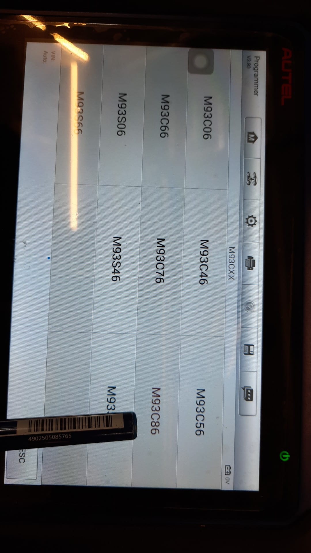 Autel Im608 Porsche Cayenne 93c86 Chip Not Connected 4