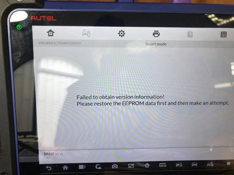 
			Autel IM608 BMW 116 FEM Asks to Restore EEPROM Data?		