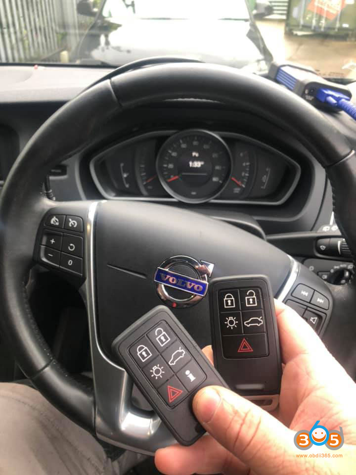 Autel Im608 Add Volvo V40 2013 Key 7