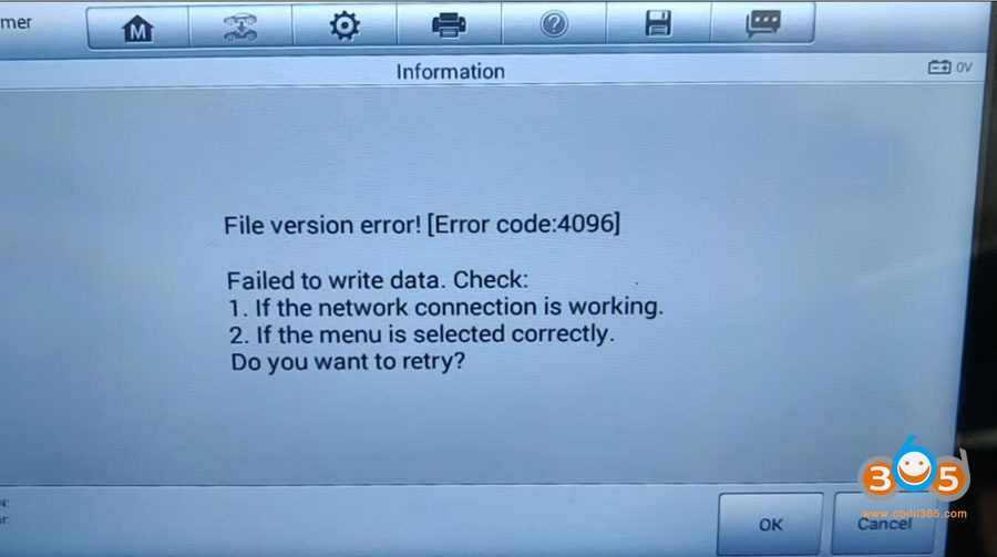 Autel Im608 Error Upload Cas Dump 6