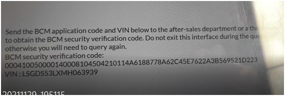 Autel Im608 Gm Body Module Verification Code 7