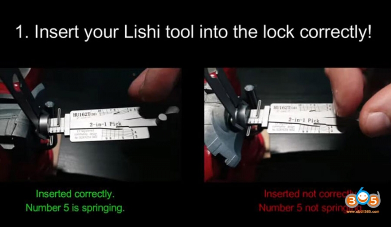 
			How to Decode VW Audi HU162T(9) HU162T(10) Lock with Lishi Pick?		