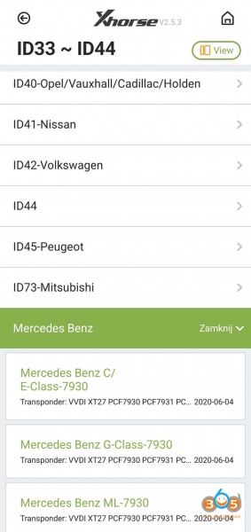 
			Mercedes W163 PCF7935 Key Programming Tips		