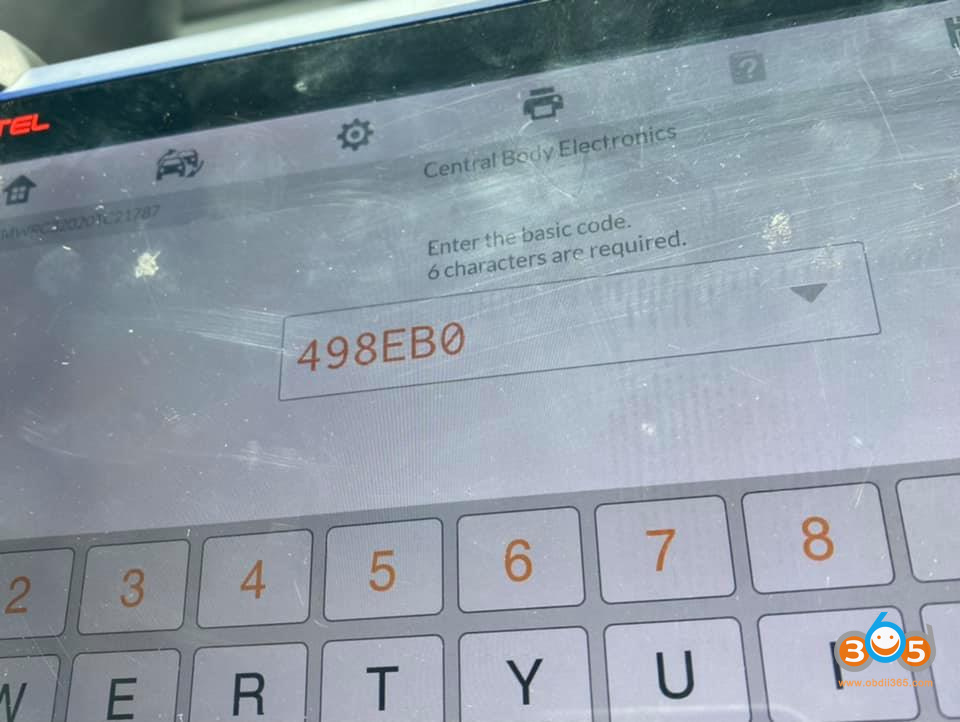 Program BMW Mini Remote With Bar Code With Autel IM508 IM608 3