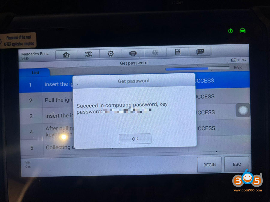 Autel Im508 SL 55 AMG R230 W230 Add Key 3