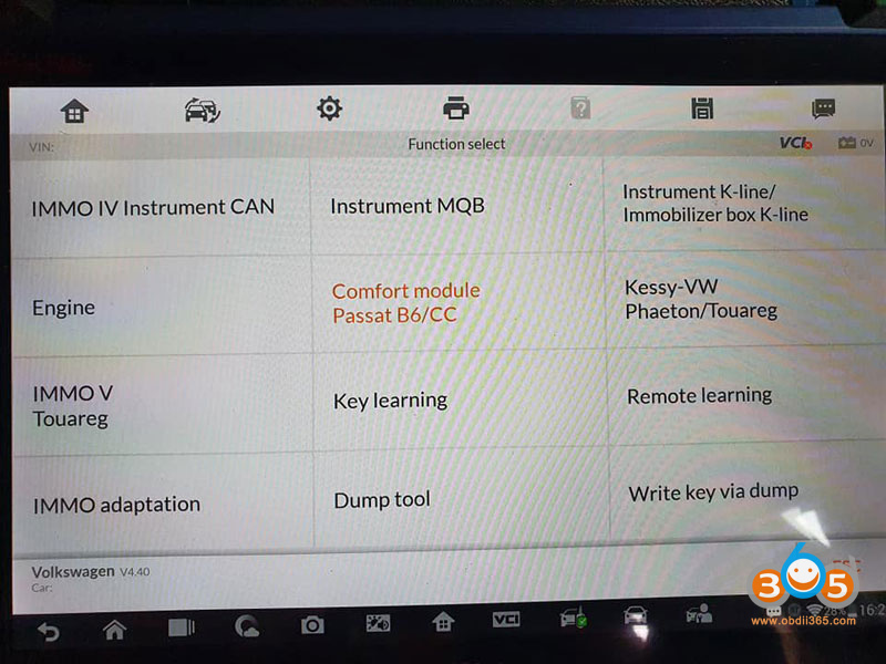 Autel Im608 Passat B6 2007 All Keys Lost 5