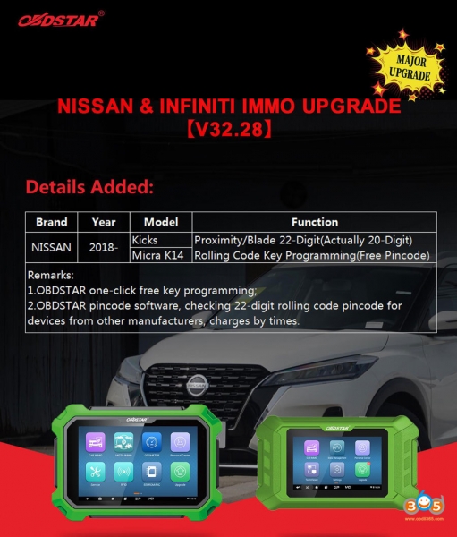 
			How to Calculate Nissan 22-digit Rolling Code with OBDSTAR?		