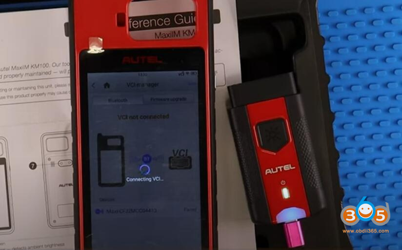 Set Up Autel Km100 10