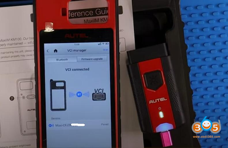 Set Up Autel Km100 11