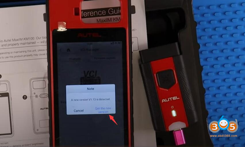 Set Up Autel Km100 13