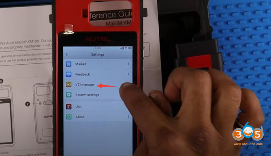 Set Up Autel Km100 6