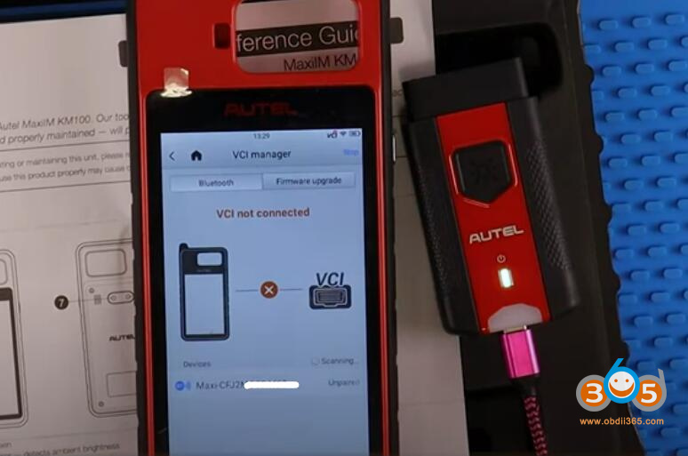 Set Up Autel Km100 8