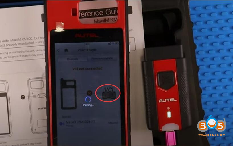 Set Up Autel Km100 9