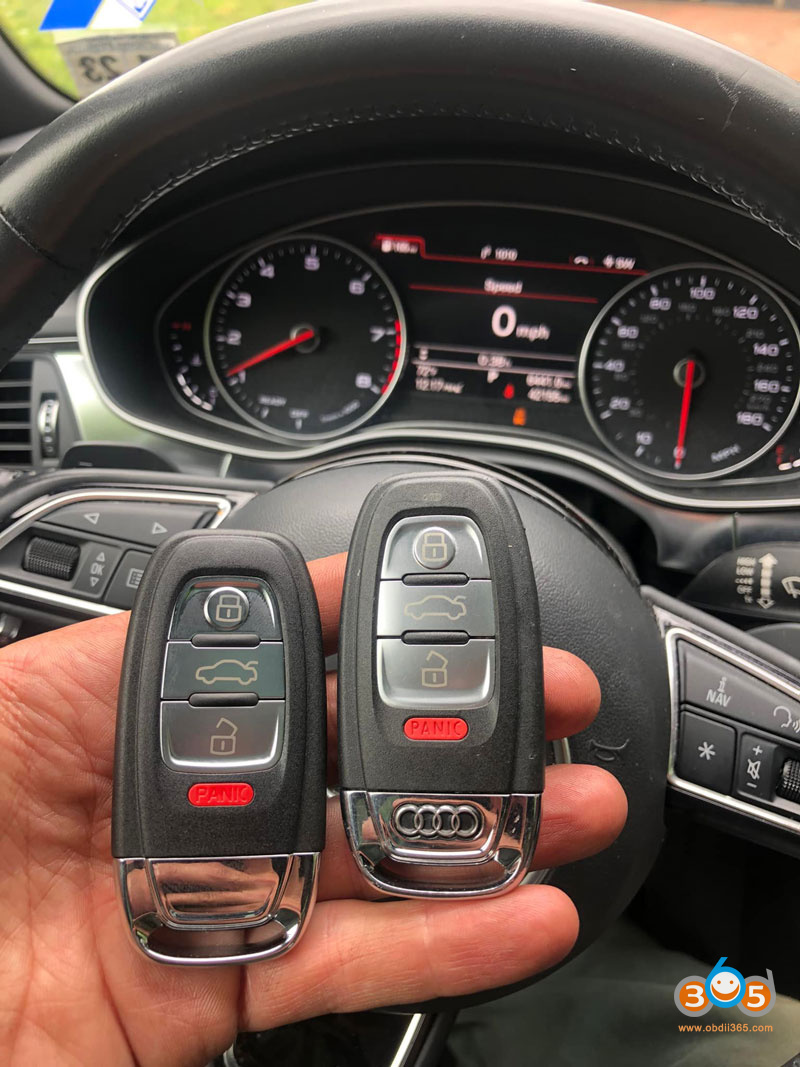 Autel Im608 2018 Audi A6 Add Key 4