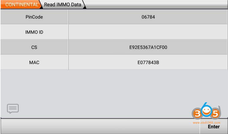 Obdstar P003 Read Pcr 2.1 Immo Data 16