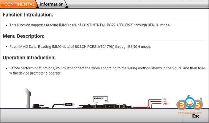 Obdstar P003 Read Pcr 2.1 Immo Data 7