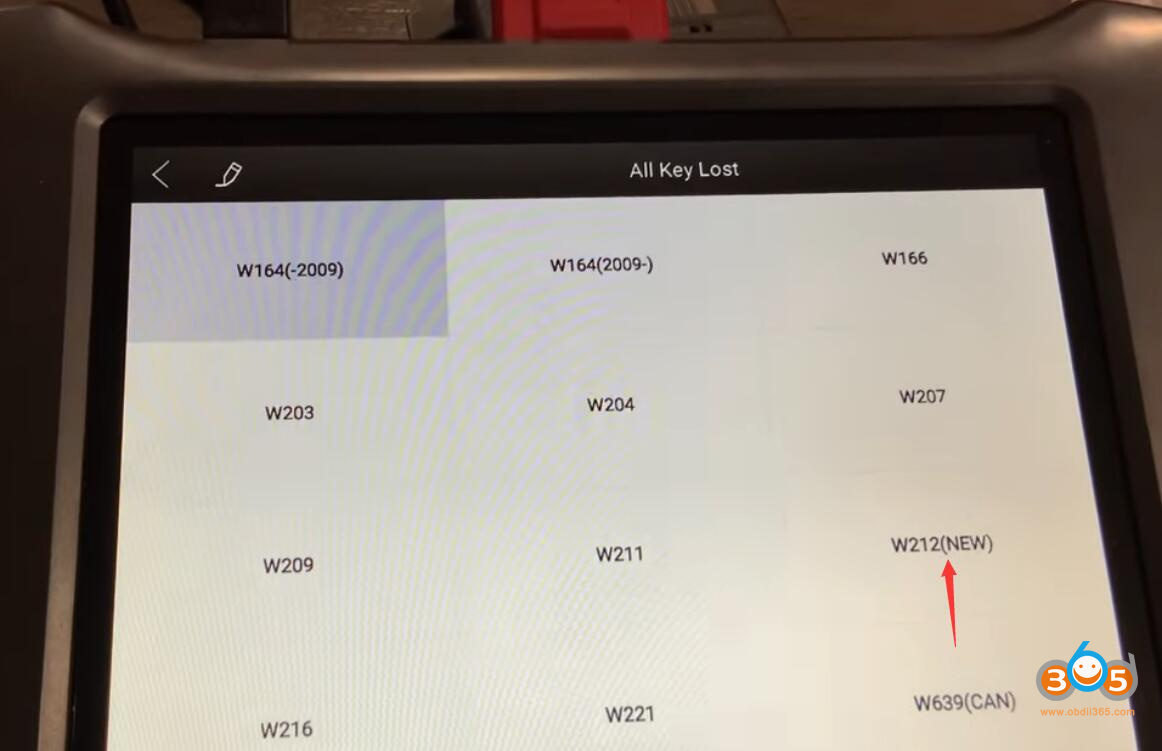 Xtool X100 Pad3 W212 All Keys Lost 6