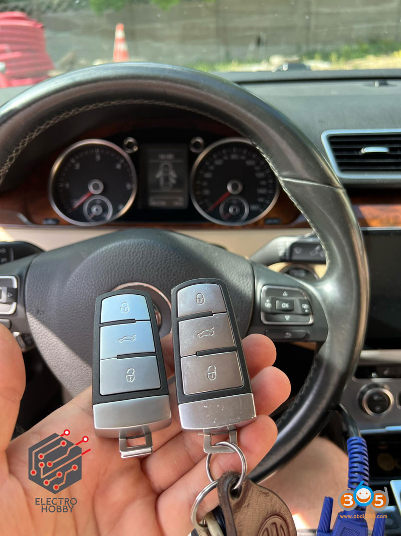Autel Im608 Volkswagen Passat CC 2012 Add Key 2