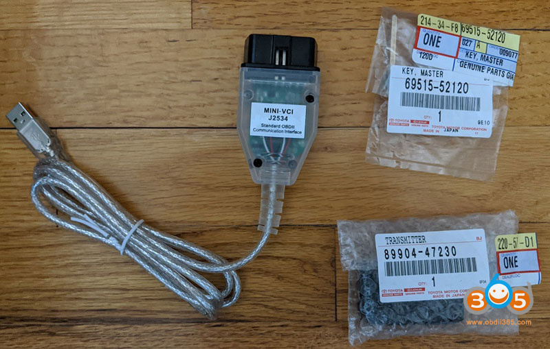 Mini Vci Add Toyota Prius Key 01