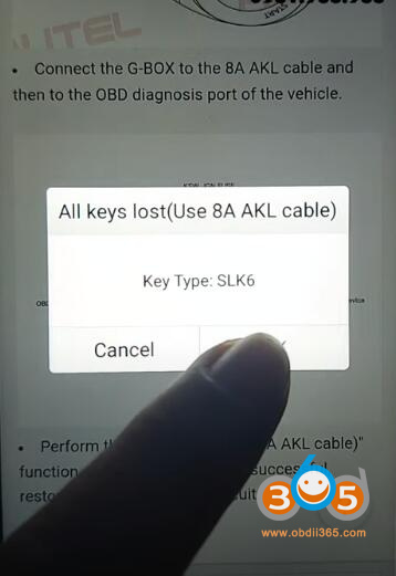 
			Autel KM100 Program Toyota Fortuner All Keys Lost via 8A AKL Adapter		