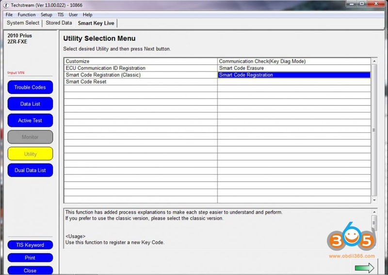 
			How to Program Toyota Prius Gen3 Key Fob with Mini VCI Techstream?		