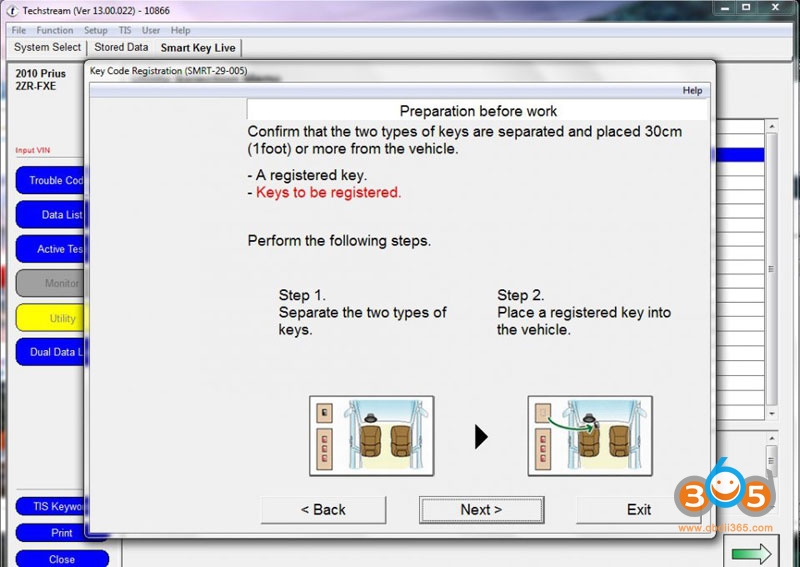 
			How to Program Toyota Prius Gen3 Key Fob with Mini VCI Techstream?		