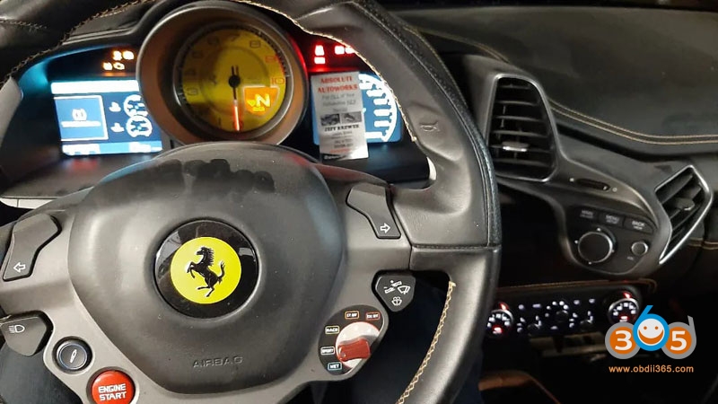 
			OBDSTAR Program 2015 Ferrari 458 All Keys Lost Success		