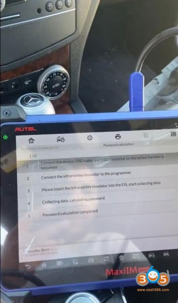 
			Autel IM608 Program Benz W207 All Keys Lost via OBD		