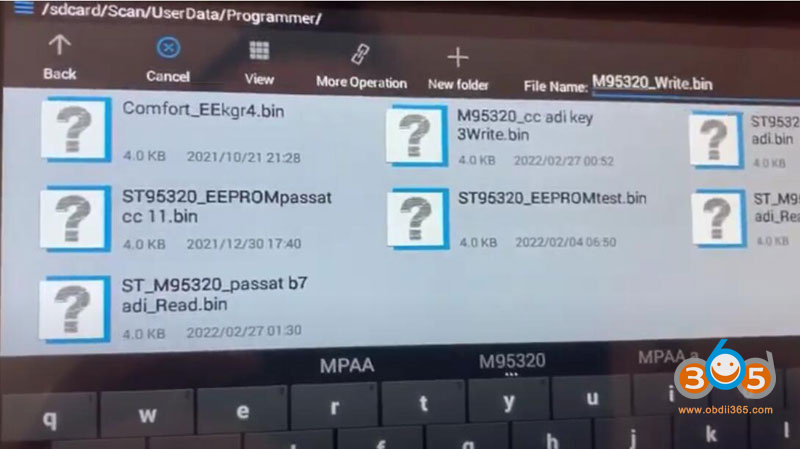 Autel Im608 Read Passat Cc 2010 Eeprom 11