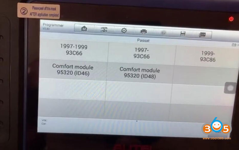 Autel Im608 Read Passat Cc 2010 Eeprom 5