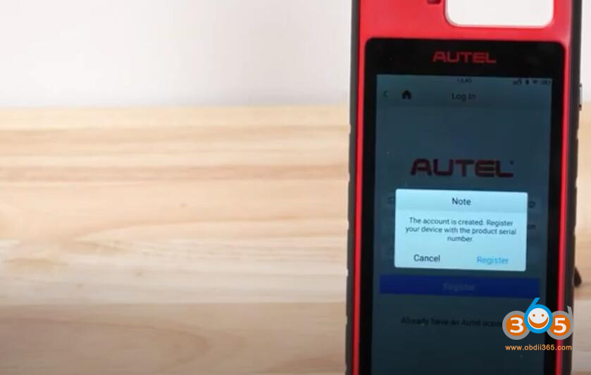 Register And Update Autel Km100 16