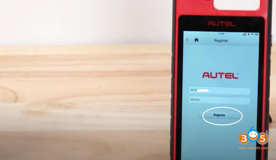 Register And Update Autel Km100 17